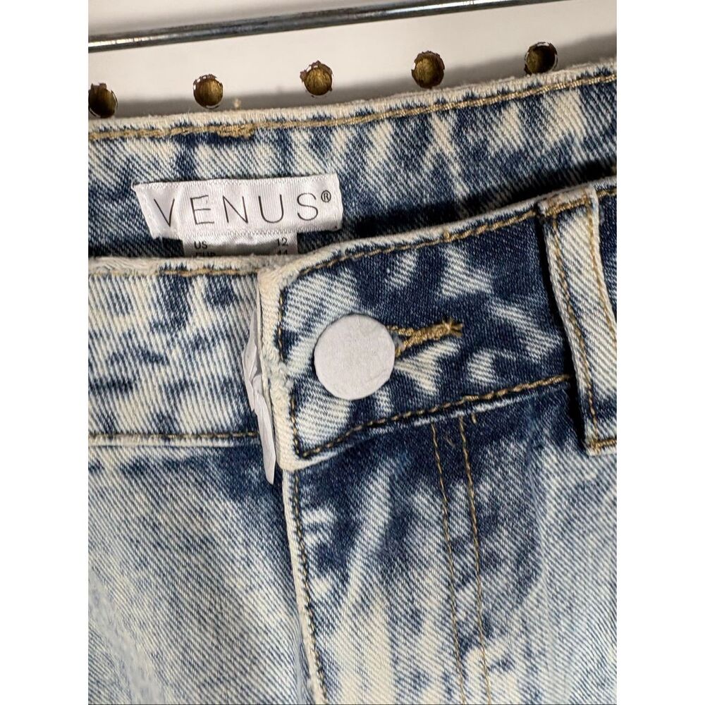 Venus straight leg stonewashed jeans size 12 - Picture 9 of 10